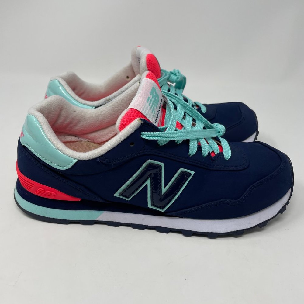 New Balance Navy and Aqua Sneakers - Picture 3 of 16